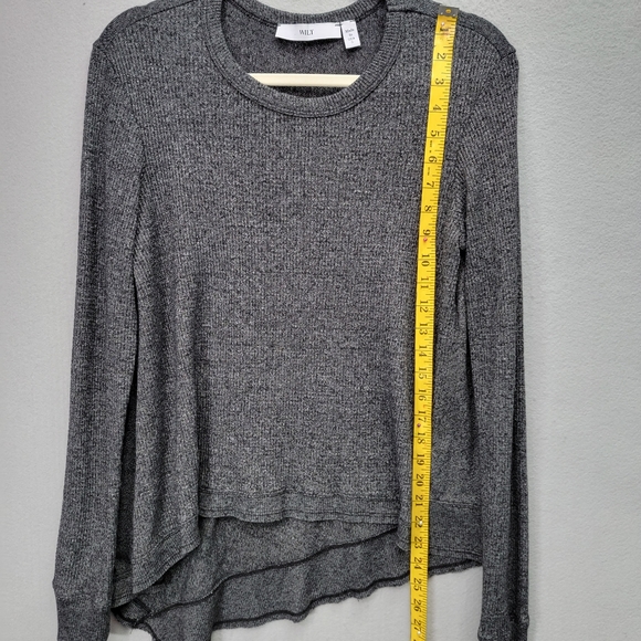 WILT THERMAL MIXED SLOUCHY LONG SLEEVE TOP, SIZE S - Picture 6 of 6